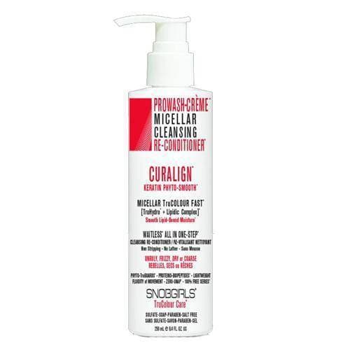 Snobgirls Curalign Prowash-Creme Micellar Cleansing Re-Conditioner 8.4