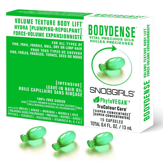 Snobgirls BODYDENSE Vegan Hair Oil for Volume Texture Body Lift 0.44 oz