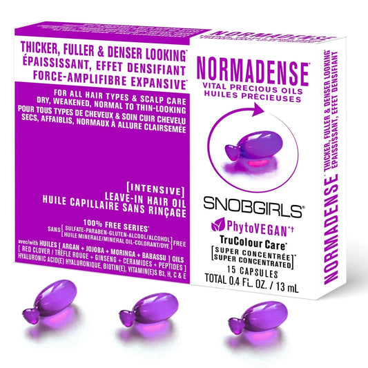 Snobgirls NORMADENSE Vegan Hair Oil for Normal to Thin-Looking Hair 0.44 oz